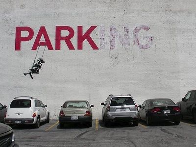 Граффити Бэнки "Parking" Граффити Бэнки "Parking"