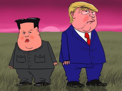 Ким Чен Ын и Трамп не договорились. Карикатура С.Елкина: dw.com Ким Чен Ын и Трамп не договорились. Карикатура С.Елкина: dw.com
